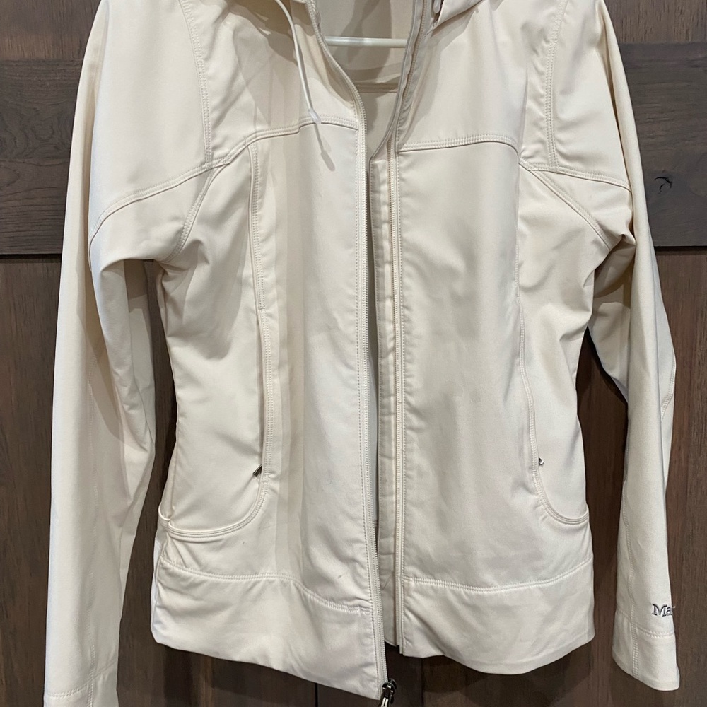 Marmot cream colored jacket size small
